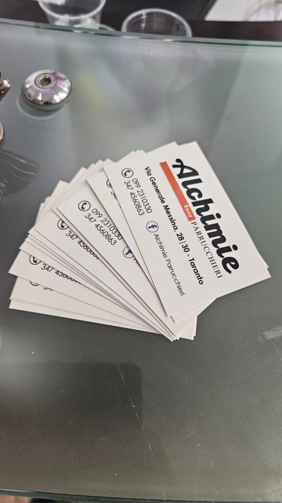 BIGLIETTINI DA VISITA PERSONALIZZATI