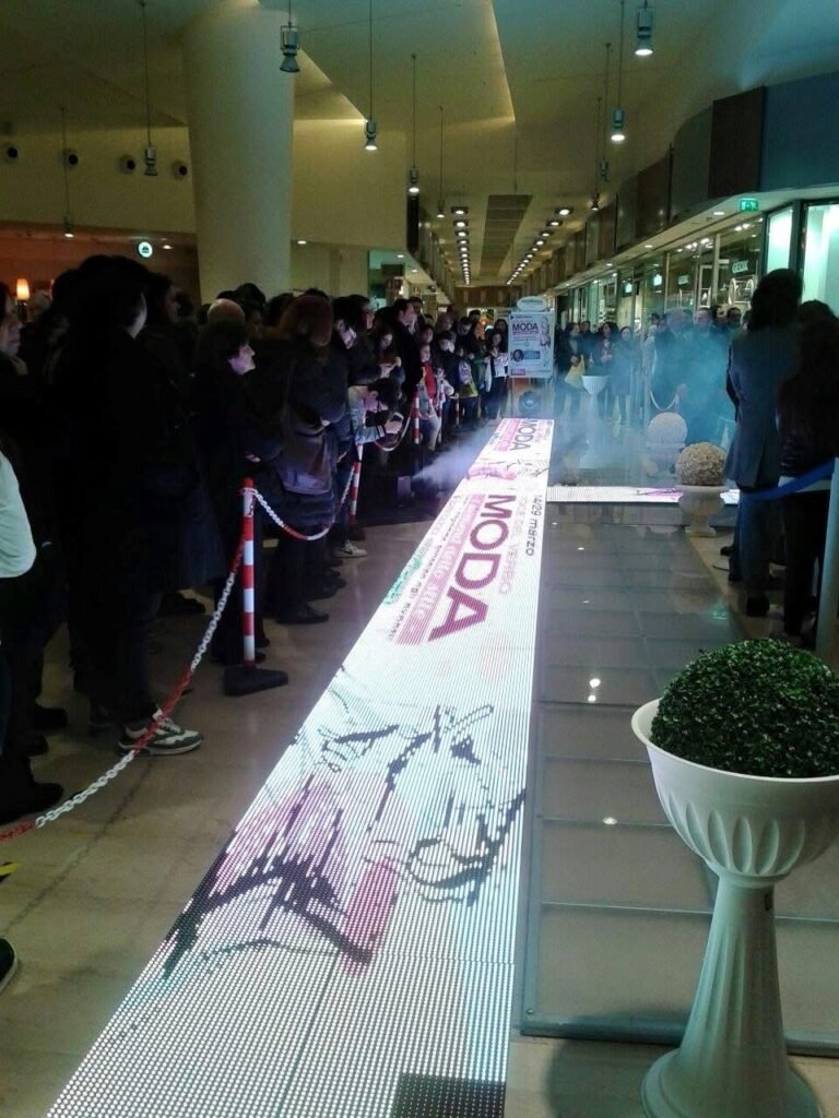 LEDWALL EVENTO MODA CENTRO COMMERCIALE